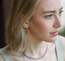 טעינת תמונה בתצוגת גלריה, עגילי גלאם אמטיסט