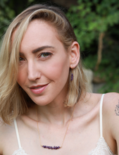 טעינת תמונה בתצוגת גלריה, עגילי טנריף אמטיסט