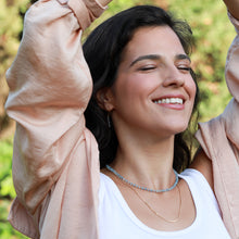 טעינת תמונה בתצוגת גלריה, שרשרת גלאם אקוה מרין