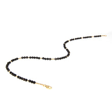 טעינת תמונה בתצוגת גלריה, שרשרת מינט טורמלין שחורה