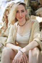 טעינת תמונה בתצוגת גלריה, שרשרת מינט טורמלין שחורה