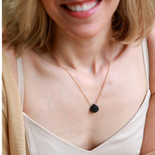 טעינת תמונה בתצוגת גלריה, שרשרת הארט טורמלין שחורה