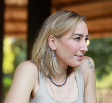 טעינת תמונה בתצוגת גלריה, עגילי גלאם לפיס לזולי