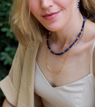 טעינת תמונה בתצוגת גלריה, שרשרת מינט לפיס לזולי