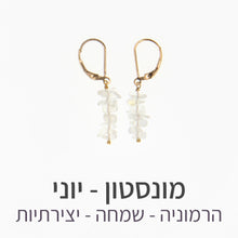 טעינת תמונה בתצוגת גלריה, עגילי טנריף מונסטון