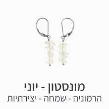 טעינת תמונה בתצוגת גלריה, עגילי טנריף מונסטון