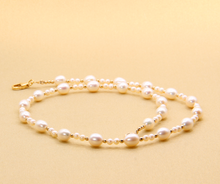 טעינת תמונה בתצוגת גלריה, שרשרת שילה פנינה לבנה