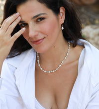 טעינת תמונה בתצוגת גלריה, שרשרת שילה פנינה לבנה