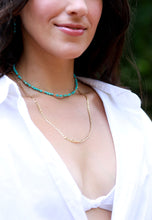 טעינת תמונה בתצוגת גלריה, שרשרת מינט טורקיז