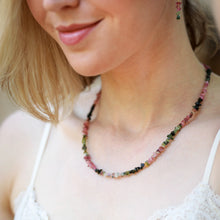 טעינת תמונה בתצוגת גלריה, שרשרת פיג'י טורמלין אבטיח