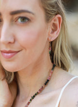 טעינת תמונה בתצוגת גלריה, עגילי טנריף טורמלין אבטיח