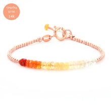 טעינת תמונה בתצוגת גלריה, חדש - צמיד שיין אופל אש - אבן הלידה שלי - MyBirthstone