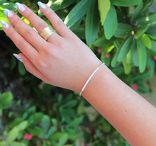 טעינת תמונה בתצוגת גלריה, חדש - צמיד שיין פנינה לבנה - אבן הלידה שלי - MyBirthstone