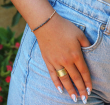 טעינת תמונה בתצוגת גלריה, חדש - צמיד שיין יהלום שחור גלמי - אבן הלידה שלי - MyBirthstone