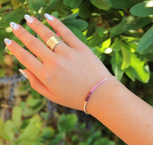 טעינת תמונה בתצוגת גלריה, חדש - צמיד שיין רובי אומברה - אבן הלידה שלי - MyBirthstone