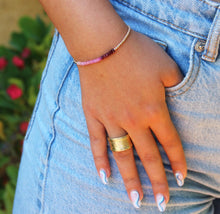 טעינת תמונה בתצוגת גלריה, חדש - צמיד שיין רובי אומברה - אבן הלידה שלי - MyBirthstone