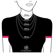טעינת תמונה בתצוגת גלריה, חדש - שרשרת שילה פנינה לבנה - אבן הלידה שלי - MyBirthstone