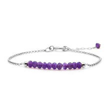 טעינת תמונה בתצוגת גלריה, צמיד בר אמטיסט - אבן הלידה שלי - MyBirthstone