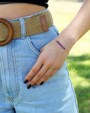 טעינת תמונה בתצוגת גלריה, צמיד בר אמטיסט - אבן הלידה שלי - MyBirthstone