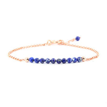 טעינת תמונה בתצוגת גלריה, צמיד בר לפיס לזולי - אבן הלידה שלי - MyBirthstone