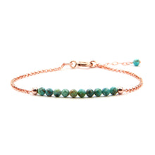 טעינת תמונה בתצוגת גלריה, צמיד בר טורקיז - אבן הלידה שלי - MyBirthstone