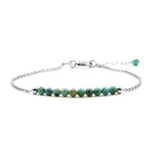 טעינת תמונה בתצוגת גלריה, צמיד בר טורקיז - אבן הלידה שלי - MyBirthstone