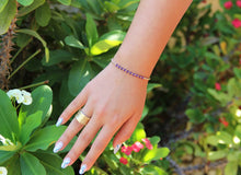 טעינת תמונה בתצוגת גלריה, צמיד גלאם אמטיסט - אבן הלידה שלי - MyBirthstone