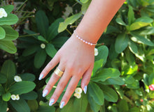 טעינת תמונה בתצוגת גלריה, צמיד גלאם אופל ורודה - אבן הלידה שלי - MyBirthstone