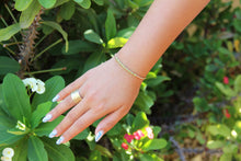 טעינת תמונה בתצוגת גלריה, צמיד גלאם פרידוט - אבן הלידה שלי - MyBirthstone