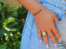 טעינת תמונה בתצוגת גלריה, צמיד גלאם גארנט - אבן הלידה שלי - MyBirthstone