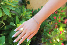 טעינת תמונה בתצוגת גלריה, צמיד גלאם יהלום שחור גלמי - אבן הלידה שלי - MyBirthstone