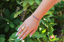 טעינת תמונה בתצוגת גלריה, צמיד גלאם לפיס לזולי - אבן הלידה שלי - MyBirthstone