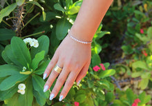 טעינת תמונה בתצוגת גלריה, צמיד גלאם מונסטון - אבן הלידה שלי - MyBirthstone