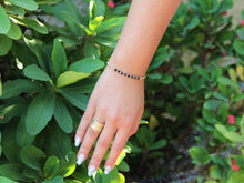 טעינת תמונה בתצוגת גלריה, צמיד גלאם טורמלין שחורה - אבן הלידה שלי - MyBirthstone