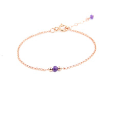 טעינת תמונה בתצוגת גלריה, צמיד ספוט אמטיסט - אבן הלידה שלי - MyBirthstone