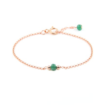 טעינת תמונה בתצוגת גלריה, צמיד ספוט אמרלד - אבן הלידה שלי - MyBirthstone