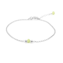 טעינת תמונה בתצוגת גלריה, צמיד ספוט פרידוט - אבן הלידה שלי - MyBirthstone