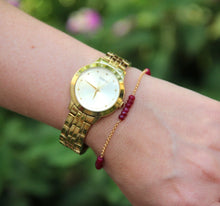 טעינת תמונה בתצוגת גלריה, צמיד זברה רובי - אבן הלידה שלי - MyBirthstone