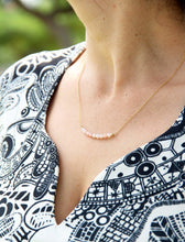 טעינת תמונה בתצוגת גלריה, שרשרת בר אופל ורודה - אבן הלידה שלי - MyBirthstone