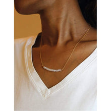 טעינת תמונה בתצוגת גלריה, שרשרת בר מונסטון - אבן הלידה שלי - MyBirthstone