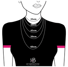 טעינת תמונה בתצוגת גלריה, שרשרת בר טורמלין שחורה - אבן הלידה שלי - MyBirthstone