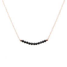 טעינת תמונה בתצוגת גלריה, שרשרת בר טורמלין שחורה - אבן הלידה שלי - MyBirthstone