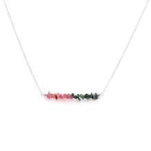 טעינת תמונה בתצוגת גלריה, שרשרת טנריף טורמלין אבטיח - אבן הלידה שלי - MyBirthstone