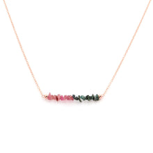 טעינת תמונה בתצוגת גלריה, שרשרת טנריף טורמלין אבטיח - אבן הלידה שלי - MyBirthstone