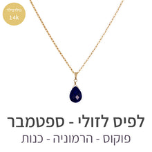 טעינת תמונה בתצוגת גלריה, שרשרת איסט לפיס לזולי
