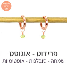טעינת תמונה בתצוגת גלריה, עגילי לונה פרידוט
