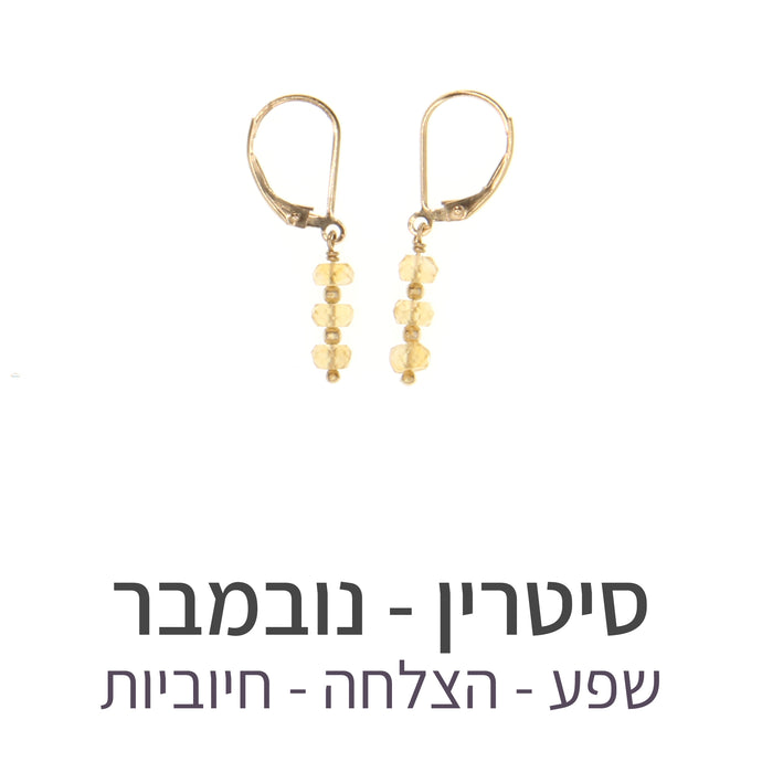 עגילי גלאם סיטרין