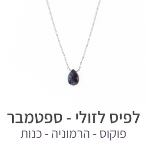 שרשרת הארט לפיס לזולי