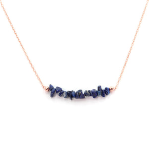 שרשרת טנריף לפיס לזולי - אבן הלידה שלי - MyBirthstone