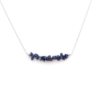 שרשרת טנריף לפיס לזולי - אבן הלידה שלי - MyBirthstone